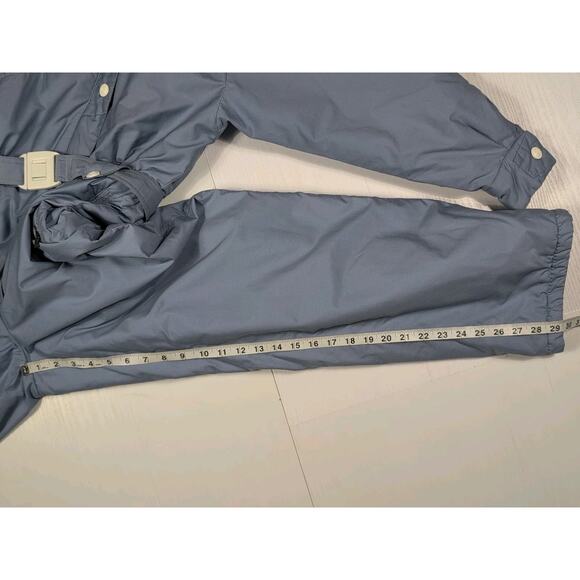 Vintage Bogner Ski Suit Womens 12 Blue One Piece Snowsuit Belted Puffer Retro - Picture 14 of 16